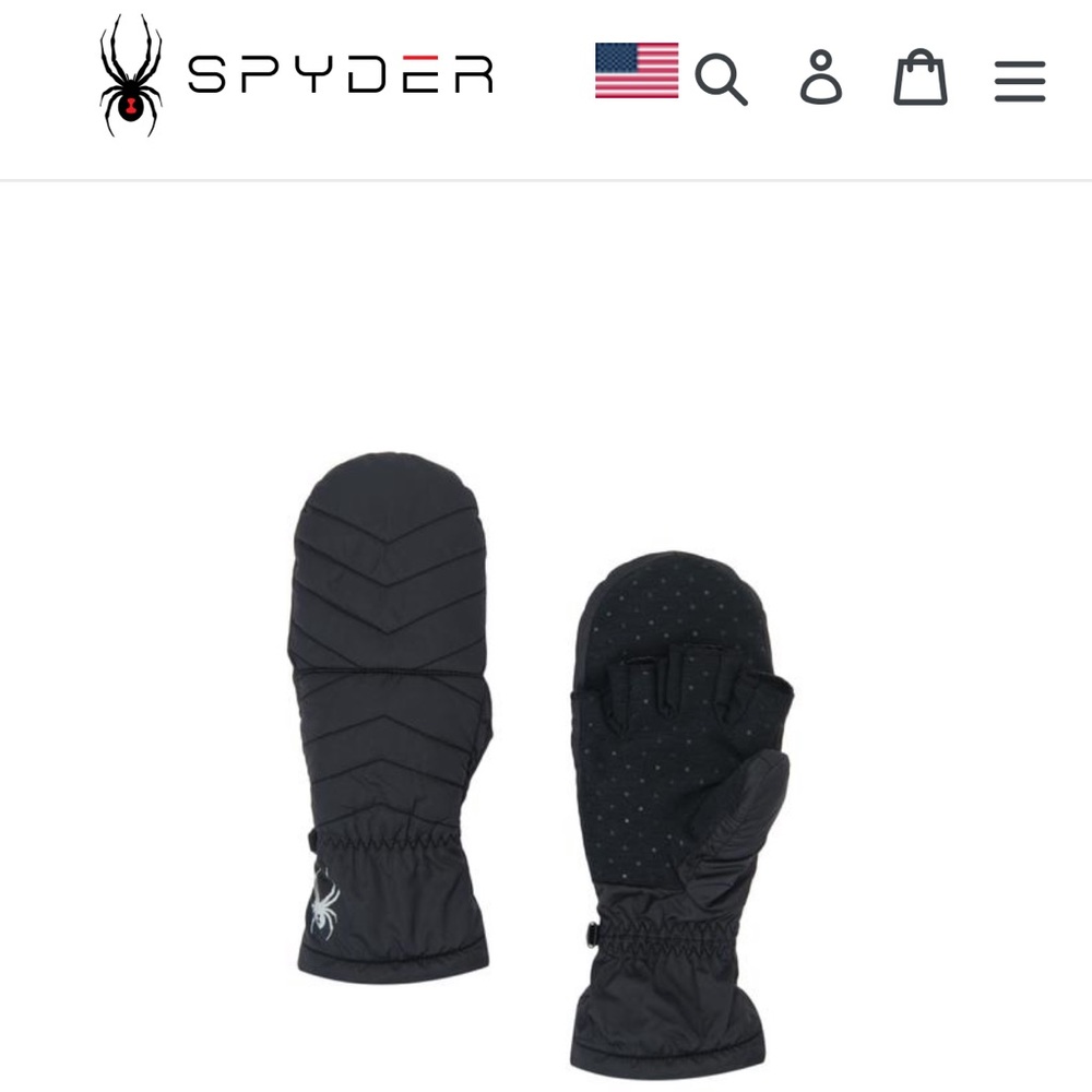 NWT Spyder Solitude Convertible Women’s Glove
